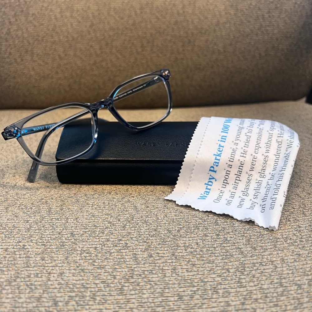 Warby Parker .50 readers periwinkle - Picture 8 of 9